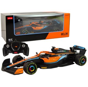 mamido Elektrické autíčko R/C Závodné McLaren F1 1:18 Oranžový