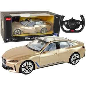 mamido Elektrické autíčko R/C Bmw i4 1:14 Rastar Zlaté