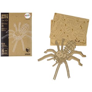 mamido Drevené Puzzle 3D Pavúk Vzdelávacie stavebnice 31 Dielov