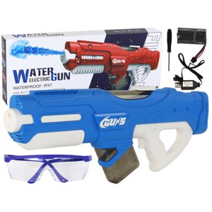 mamido Veľká vodná pištoľ modrá 750ml vodotesná s okuliarmi