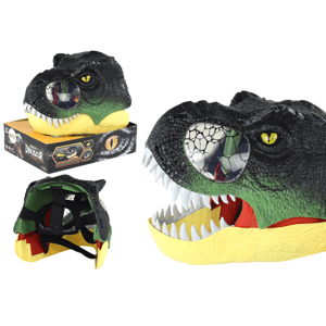 mamido Dinosauria maska ​​s efektmi čierna