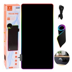 mamido Herná podložka pod myš a klávesnicu s RGB podsvietením 90x40 cm