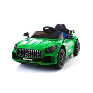 mamido Detské elektrické autíčko Mercedes GTR 2x45W Zelená