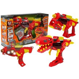 mamido Pištoľ, dinosaurus 3v1 multifunkčné skladačka