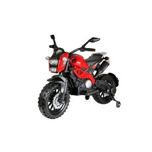 mamido Detská elektrická motorka DLS01 červená