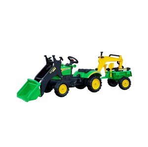 mamido Traktorbager s prívesom Benson zelený