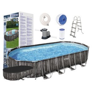 Bestway Bazén Bestway Power Steel 6,10 x 3,66 x 1,22 m