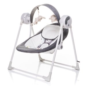4Baby Hojdacie ležadlo pre bábätko 4Baby Swing šedej