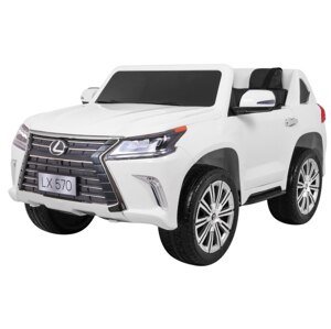 mamido Detské elektrické autíčko Lexus LX 570 biele
