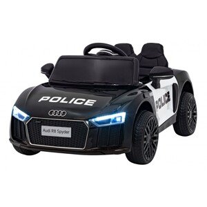 mamido Detské elektrické autíčko Audi R8 Spyder polícia