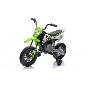 mamido Detská elektrická motorka Cross Pantone 361C zelená