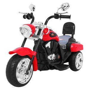 mamido Detská elektrická motorka Chopper červená