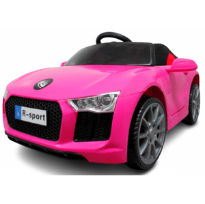mamido Elektrické autíčko Cabrio B4 eko-koža ružové