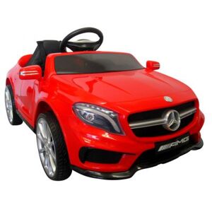 mamido Elektrické autíčko Mercedes GLA45 červené s mäkkými kolesami EVA a pohodlným sedadlom - Licencované