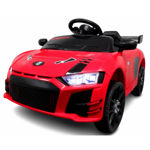 mamido Elektrické autíčko Cabrio A1 v červenej farbe s funkciou hojdania a ovládaním pilotom