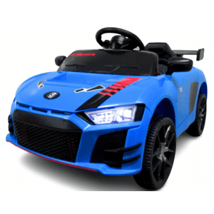 mamido Elektrické cabrio A1 v modrej farbe s funkciou hojdania a diaľkovým ovládaním