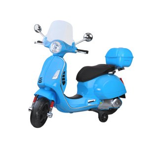 mamido Detská elektrická motorka Vespa Vdream modrá