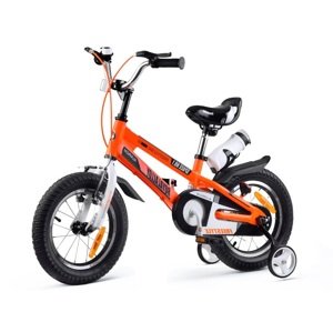 RoyalBaby Detský bicykel RoyalBaby Space 14 "oranžovej