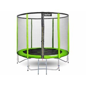 mamido Trampolína SkyFlyer Ring 2v1, 244 cm zelená