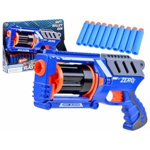 mamido Detská pištoľ Blaster s penovými nábojmi 10ks