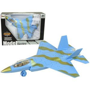 mamido Vojenské lietadlá Jet Light Drive modré zvuky