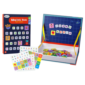 mamido Vzdelávacie magnetické puzzle v knihe Anglická abeceda