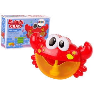 mamido Kúpeľová hračka mydlo bublina generátor červený krab