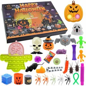 mamido Halloween Kalendár Hračky Pop It Fidget Hračky Tekvica Ghost