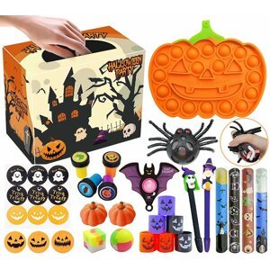 mamido Senzorická súprava Antistresové hračky Halloween Fidget Toys Pop It