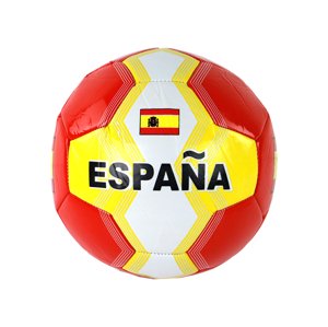 mamido Futbalová lopta s vlajkou Španielska 24cm veľkosť 5