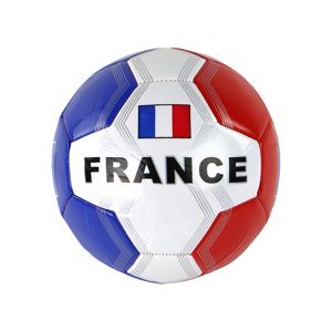 mamido Futbalová lopta sa vlajkou Francúzska 24cm veľkosť 5