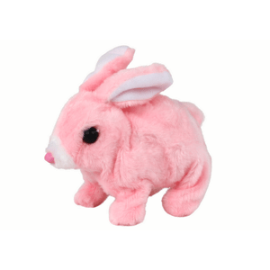 mamido Interaktívny plyšák králik ružový s krátkou srsťou