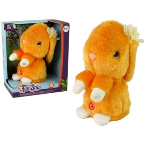mamido Interaktívny tancujúci králiček oranžový