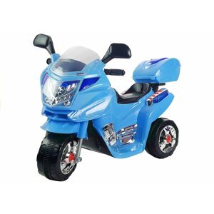 mamido Detská elektrická motorka modrá