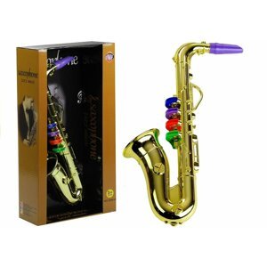mamido Hudobný nástroj saxofón zlatý