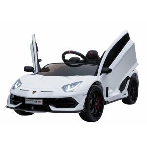 mamido Detské elektrické autíčko Lamborghini Aventador biele