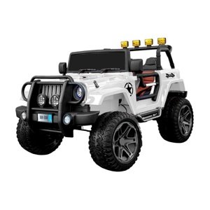 mamido Elektrické autíčko jeep Monster 4x4 biele