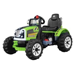 mamido Detský elektrický traktor Kingdom zelený