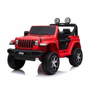 mamido Detské elektrické autíčko Jeep Wrangler červené