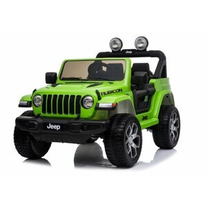 mamido Detské elektrické autíčko Jeep Wrangler zelené