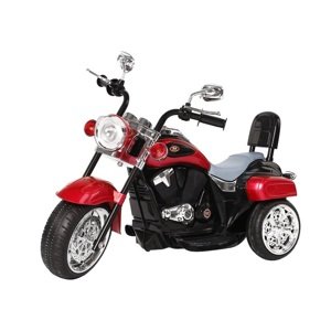 mamido Detská elektrická motorka Chopper červená