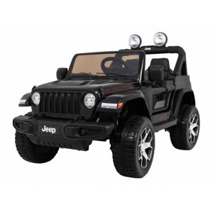 mamido Elektrické autíčko Jeep Wrangler Rubicon 4x4 čierne