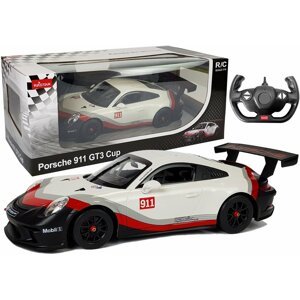 mamido Auto na diaľkové ovládanie Porsche 911 GT3 CUP R / C 1:14 biele