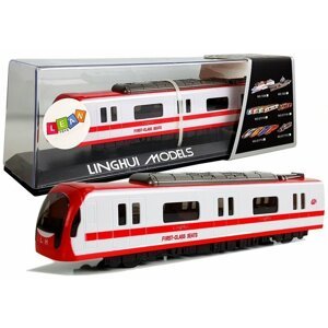 mamido Vlak Železničné poháňané lokomotívy zvuk a svetlá červená