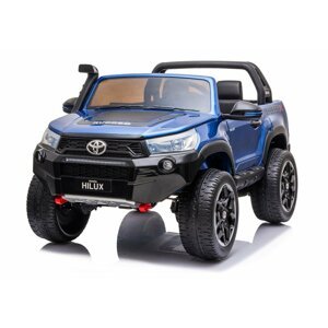 mamido Detské elektrické autíčko Toyota Hilux 4x4 lakované modré