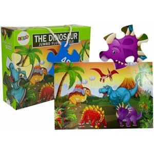 mamido Detské puzzle svet dinosaurov 48 ks