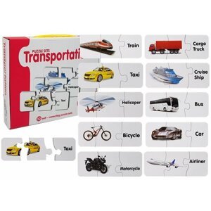 mamido Vzdelávacie puzzle Transport 10 spojení