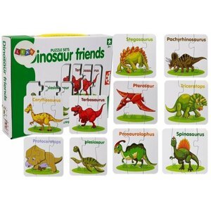 mamido Vzdelávacie puzzle Anglickí dinosaury 10 spojení