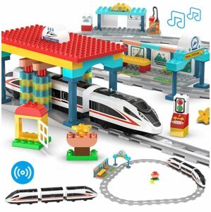 mamido Bricks Train CADA vlaková stanica 108 kusov