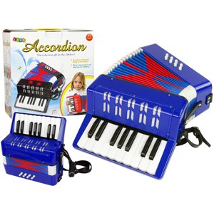 mamido Akordeón hudobný nástroj pre deti hudba modrá